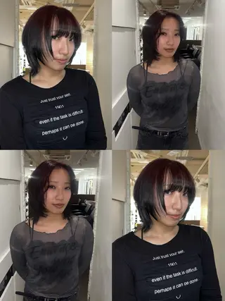 セミロング カラー 【カラー支持率No. 1】リノ🪐のヘアスタイル