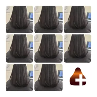 ロング 髪の病院  ルーミールームのヘアスタイル