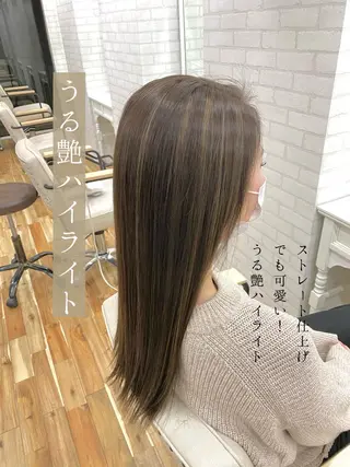 ロング 岩尾 凪のヘアスタイル