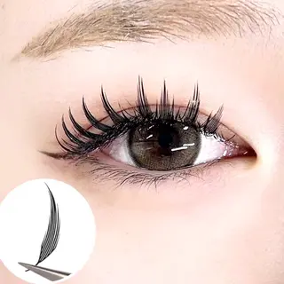 マツエク・マツパ Lucia NEXT 芳野のマツエク・マツパデザイン