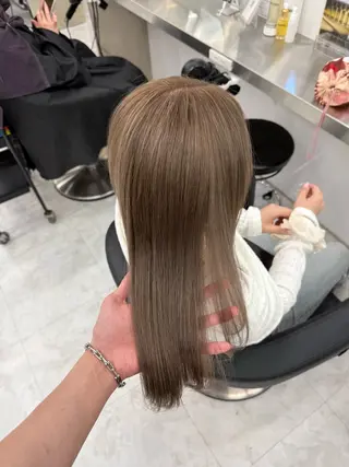 ロング カラー 中韓レイヤー/ ブラウン🤎はやとのヘアスタイル