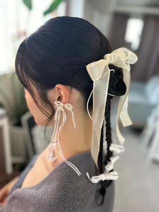 セミロング 北本 美幸のヘアスタイル