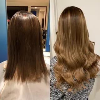 ロング カラー 🧡艶髪ちゅるん髪 🫧🧡YUKI❄️のヘアスタイル