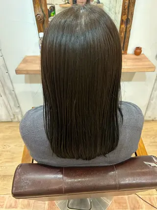 ロング カラー 今村 茜のヘアスタイル