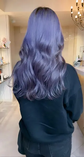 ロング カラー りん 🎀韓国スタイルのヘアスタイル