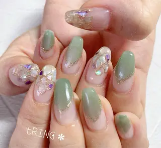 ネイル tRING* しいの木台のネイルデザイン