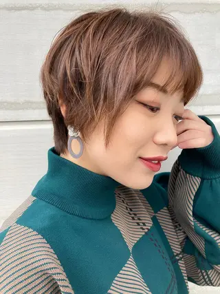 ショート タカツド ユウキのヘアスタイル