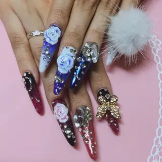 ロング ネイル 《LB》ラブリエ Nail&eyeのマツエク・マツパデザイン