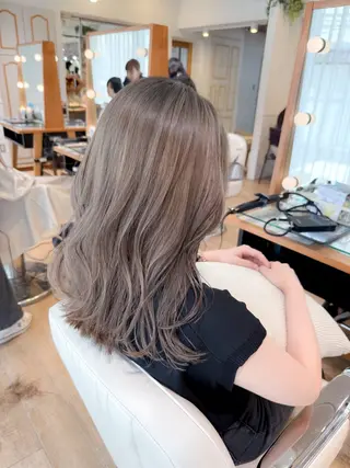 ミディアム カラー ✨カラー支持No.1 🧸ワキ カナコ🧸のヘアスタイル
