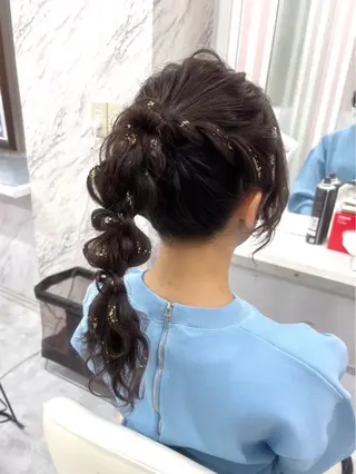 ロング 吉田 美悠のヘアスタイル