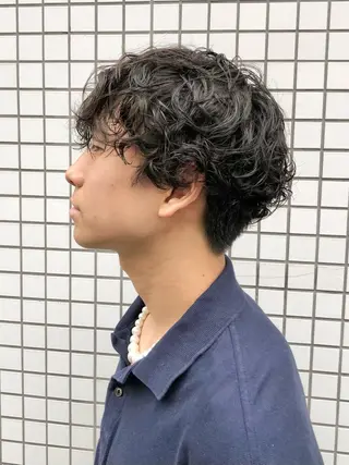 ショート パーマ tokute Takahashiのヘアスタイル