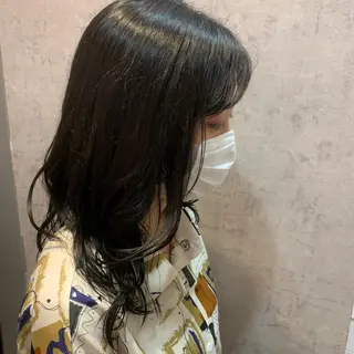 セミロング ☁️メンズカット/ HIKARI☁️のヘアスタイル