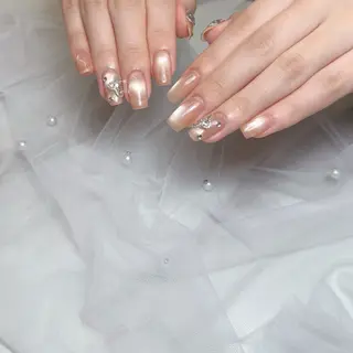 ネイル mau🩵nail 堺筋本町|心斎橋のネイルデザイン