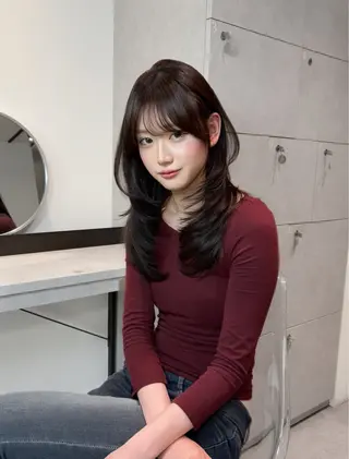 ロング 吉村 駿佑のヘアスタイル