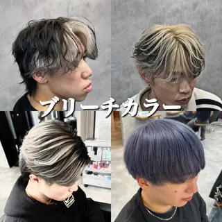 ショート カラー パーマ メンズ メンズ特化 👑YUTAのヘアスタイル
