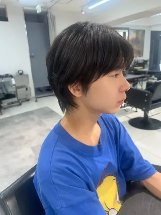 ショート メンズ ナチュラル×色気パ ーマ 渋谷/マナミのヘアスタイル