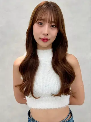 ロング 【韓国ヘア】公式 🇰🇷Ash中野のヘアスタイル