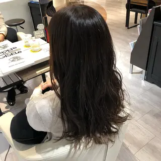 ロング カラー 金子 富士のヘアスタイル