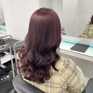 ロング カラー 暖色🩷透明感カラー ♡Maika♡のヘアスタイル