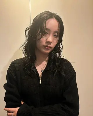 ロング カラー ブリーチなしカラー/ パーマ/おとは🦖♡のヘアスタイル