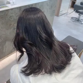 セミロング カラー 🤎HAZUKI🤎 ハイトーン✨のヘアスタイル