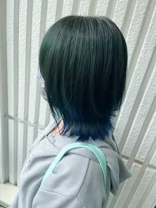 ミディアム 🦕望月渉🦕 パーマ🌪️ブリーチのヘアスタイル