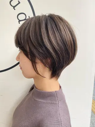 ショート カラー 川越 輝梨奈のヘアスタイル