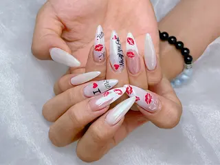 ロング 宮崎 もものネイルデザイン