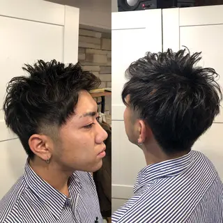 パーマ メンズ ish by fan .代表✂️木谷宏夢のヘアスタイル