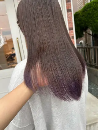 ロング 大城 かえでのヘアスタイル
