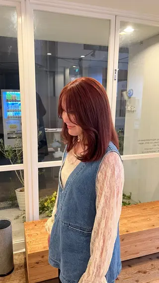 カラー 『YARD.』 森崎 優菜のヘアスタイル