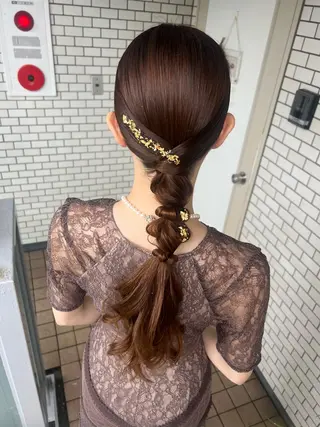ヘアアレンジ 大人可愛いヘアメイク 💋🧚‍♀️しずかのヘアスタイル