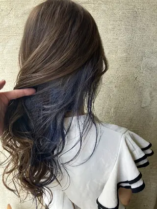 ロング カラー ダブルカラーモデル☆ SHUNYAのヘアスタイル