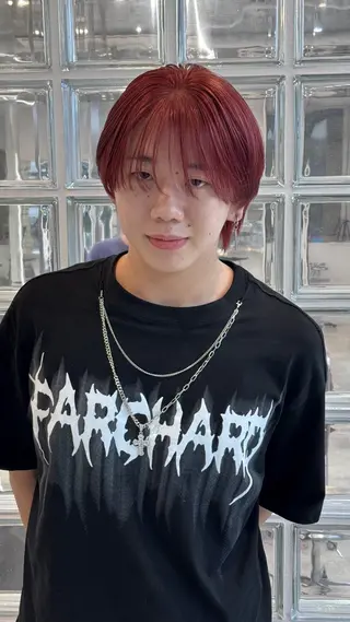 カラー パーマ メンズ fifth 小尾 優然のヘアスタイル