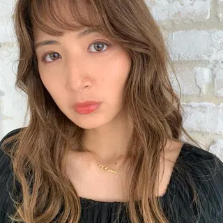 ロング カラー ノグチ ナツコのヘアスタイル