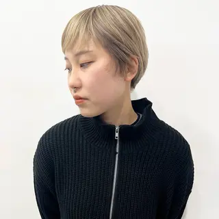 ショート カラー 🥃まろやかカラー/ ボブ🥃yujiroのヘアスタイル