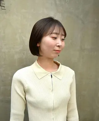 ショート VISAGE ba.sk 金子詩帆のヘアスタイル