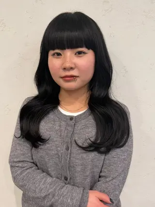 ロング カラー レイヤー/透明感 /髪質改善/ほのかのヘアスタイル