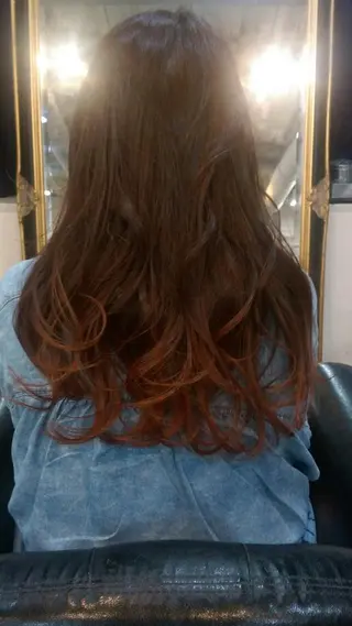 カラー ヘアアレンジ ロング タナカ *歴10年以上*のヘアスタイル