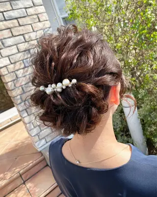 ヘアアレンジ 荒木 ひろかのヘアスタイル