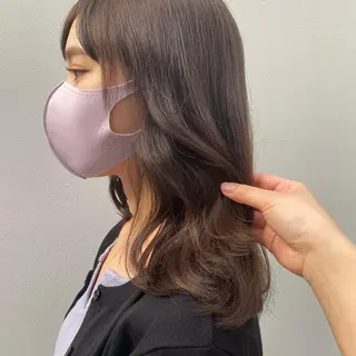 セミロング カラー 🪭risa 暖色/レイヤー🪭のヘアスタイル