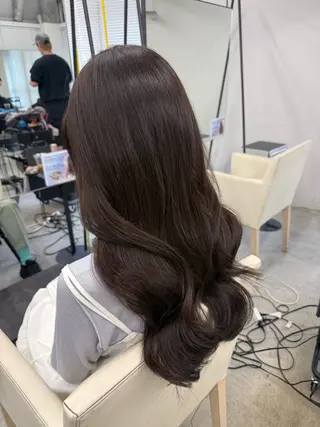 ロング 韓国🫧髪質改善🫧 縮毛矯正🫧陽菜🫧のヘアスタイル