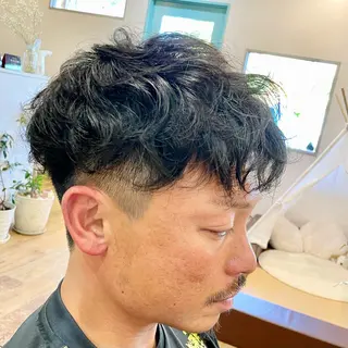 パーマ メンズ 美髪矯正/髪質改善 レガロ堺市伏尾/松田のヘアスタイル