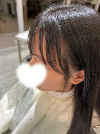 ロング 武藤 夕菜のヘアスタイル