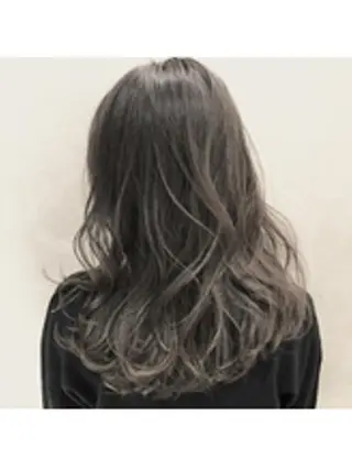 ミディアム 髪質改善、縮毛矯正 酸性縮毛矯正のヘアスタイル