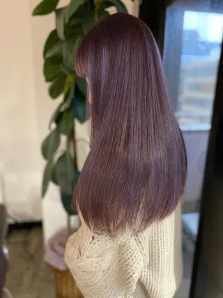 ロング カラー ｎ／ｍ所属・桜木町駅徒歩5分 ハイライト横浜No1のヘアスタイル