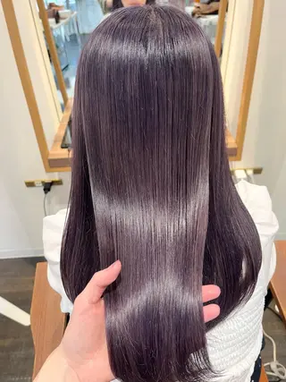 ミディアム カラー 髪質改善☆ 縮毛矯正miyuのヘアスタイル