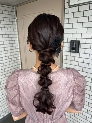ヘアアレンジ 大人可愛いヘアメイク 💋🧚‍♀️しずかのヘアスタイル