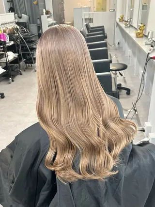 ロング カラー Cielro【 シェイロ 】所属・Cielro/ダブル カラー/西田咲希のヘアスタイル