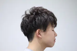 ショート パーマ 矢島 真樹のヘアスタイル